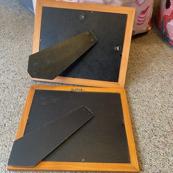 Vintage Kevin Daniel Art Print Wolves Stream Landscape Lithograph Signed Frame - Picture 3 of 6